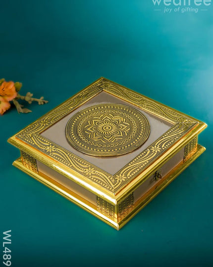 Dry Fruit Wooden Box - 10*10 inch) WL4899 Dry Fruit Box