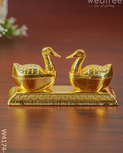 Duck Double Kumkum Holder - W4174 Holders