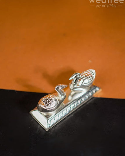 Duck Double Kumkum Holder - W4174 Zinc Alloy Holders