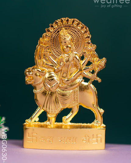 Durga Murthi - Gold Finish - WBG0630-4 - Murti - RG