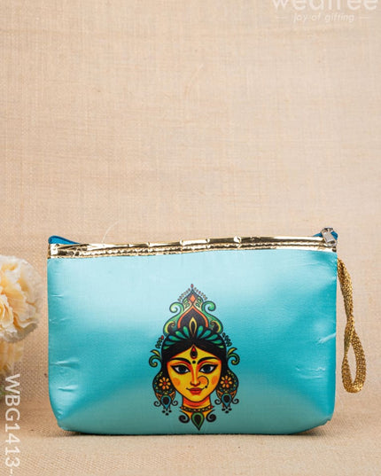 Durga Printed Purse - WBG1413-4 - Clutches & Purses