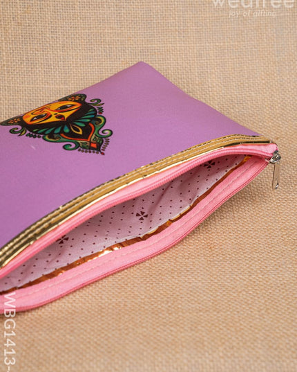 Durga Printed Purse - WBG1413-4 - Clutches & Purses
