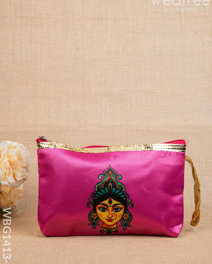 Durga Printed Purse - WBG1413-4 - Clutches & Purses