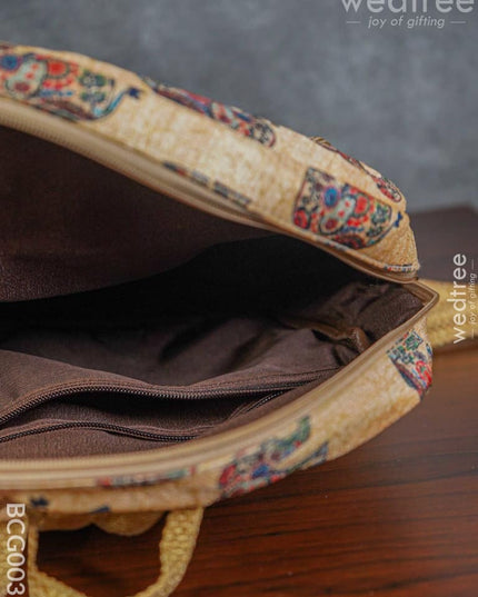 Eco-Friendly Backpack With Jute Strap - Bcg0036 Branding