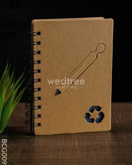 Eco Friendly - Note Pad With Cut Pen Bcg0098 Office Utility