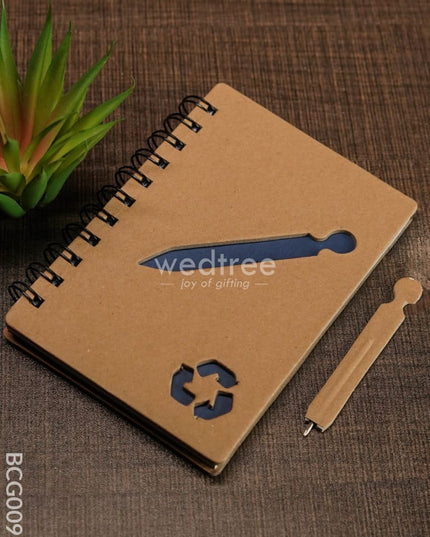 Eco Friendly - Note Pad With Cut Pen Bcg0098 Office Utility