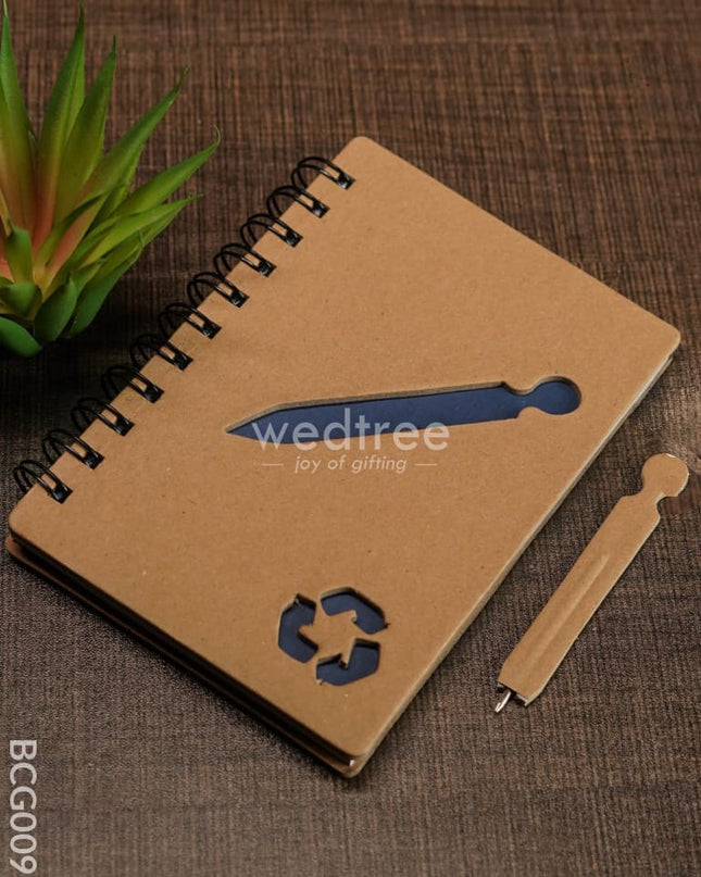 Eco Friendly - Note Pad With Cut Pen Bcg0098 Office Utility