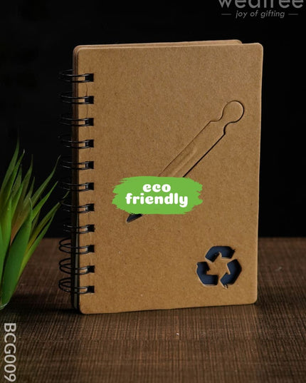 Eco Friendly - Note Pad With Cut Pen Bcg0098 Office Utility