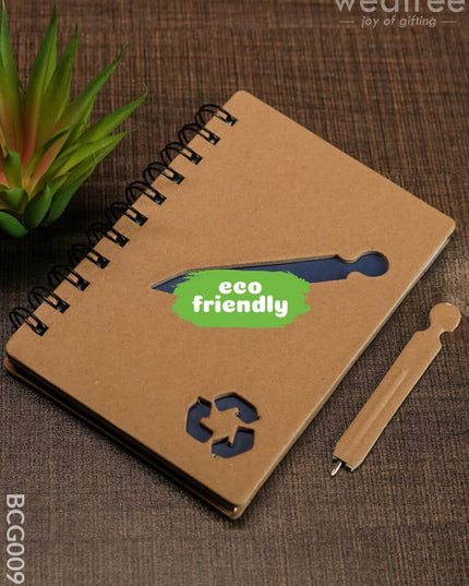 Eco Friendly - Note Pad With Cut Pen Bcg0098 Office Utility