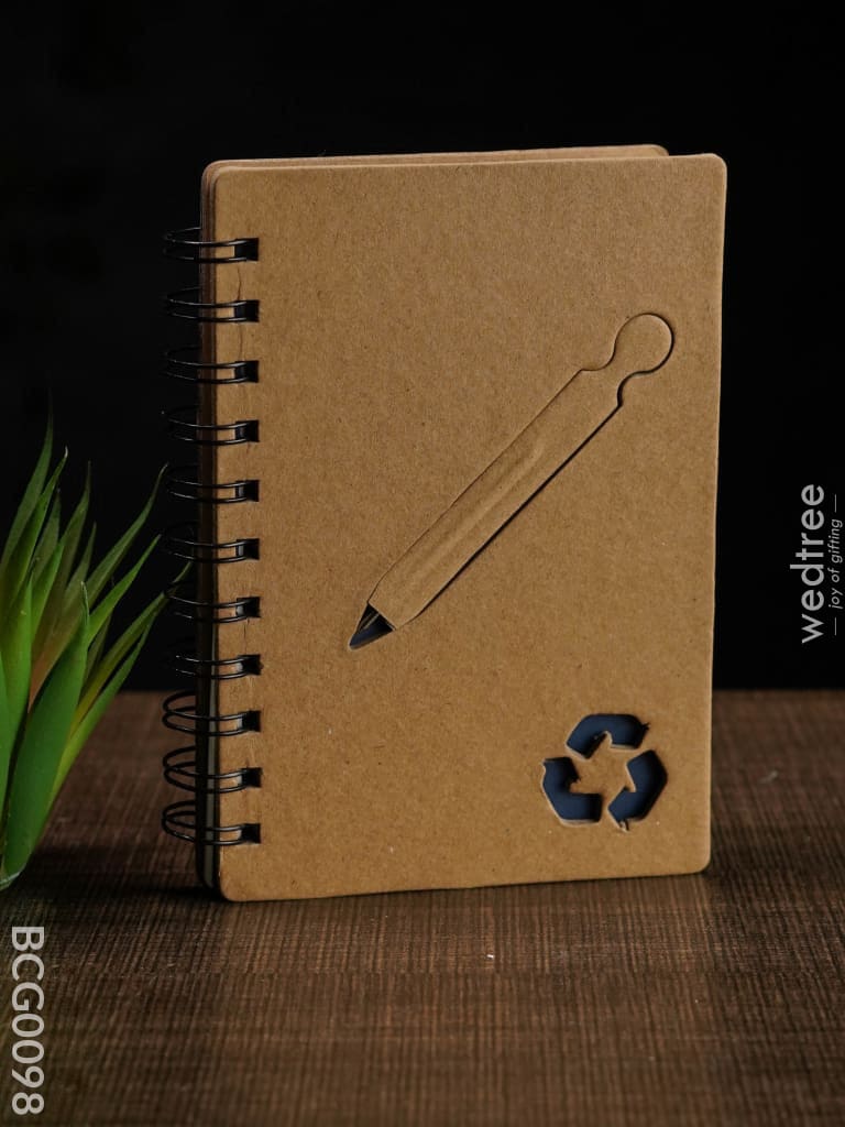 Eco Friendly - Note Pad With Cut Pen Bcg0098 Office Utility