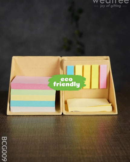 Eco Friendly - Sticky Note Cube Pad Pen / Card Holder Bcg0099 Office Utility