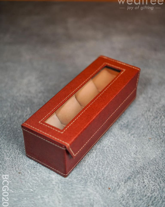 Eco Friendly Watch Holder With 4 Partitions - Bcg0209 Office Utility