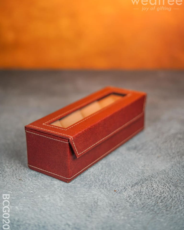 Eco Friendly Watch Holder With 4 Partitions - Bcg0209 Office Utility