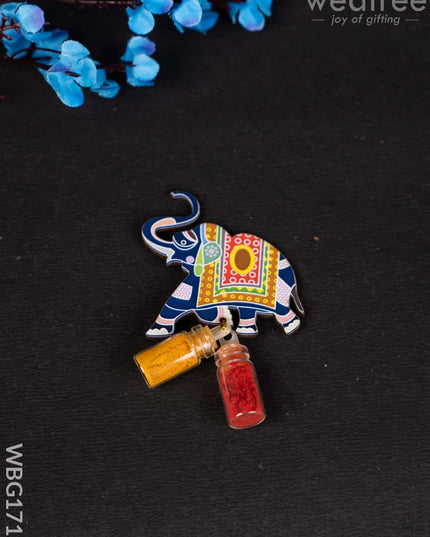 Elephant Haldi Kumkum Set - WBG1715 - Add-ons