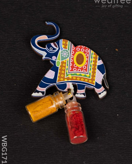 Elephant Haldi Kumkum Set - WBG1715 - Add-ons