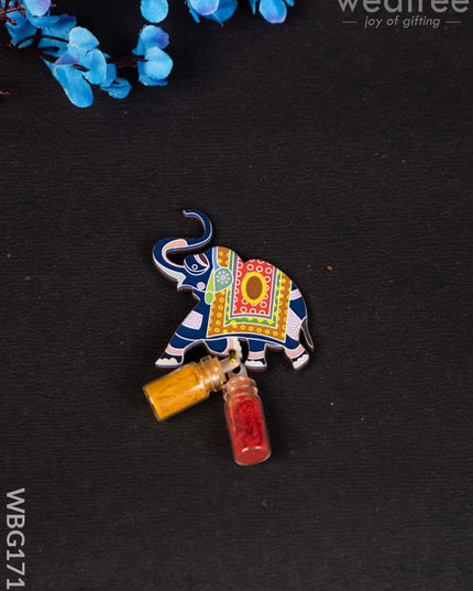 Elephant Haldi Kumkum Set - WBG1715 - Add-ons