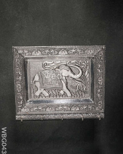 Elephant Oxidised Keystand (7.5 X 9) - Wbg0438 Key Hangers