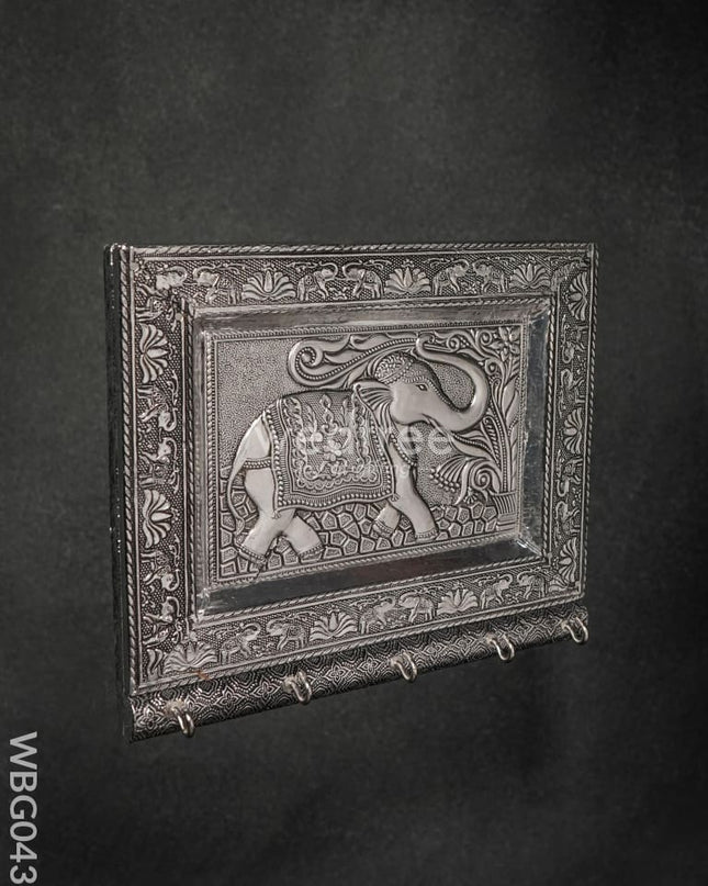 Elephant Oxidised Keystand (7.5 X 9) - Wbg0438 Key Hangers