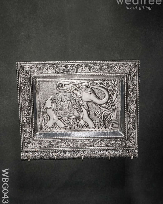Elephant Oxidised Keystand (7.5 X 9) - Wbg0438 Key Hangers