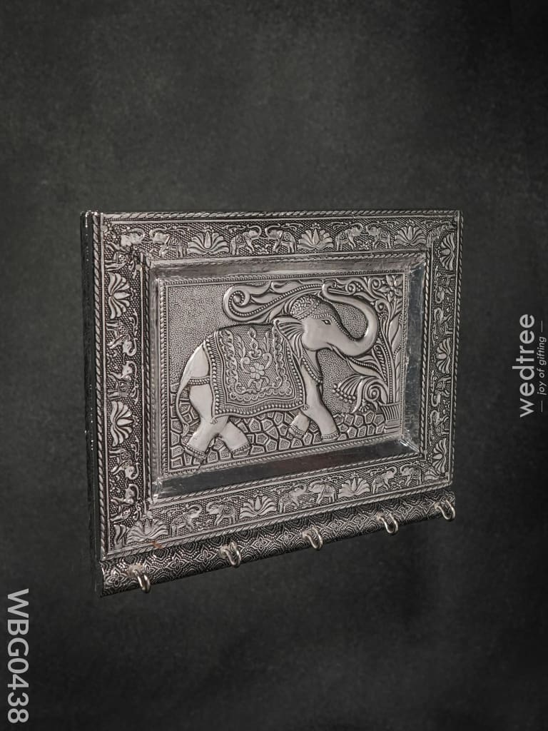 Elephant Oxidised Keystand (7.5 X 9) - Wbg0438 Key Hangers
