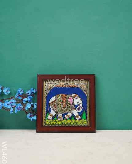 Elephant Glass Reverse Painting Frame - 4 X Inch Wl4608 Frames