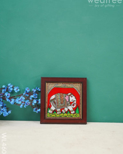 Elephant Glass Reverse Painting Frame - 4 X Inch Wl4608 Frames