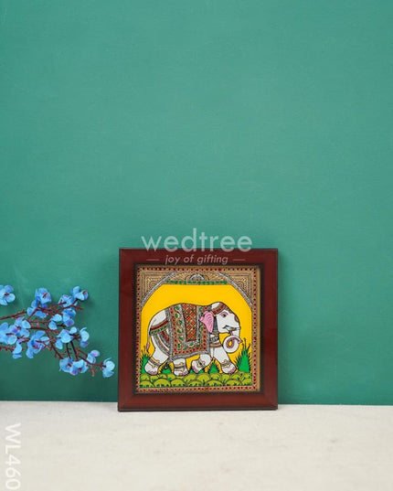 Elephant Glass Reverse Painting Frame - 4 X Inch Wl4608 Frames