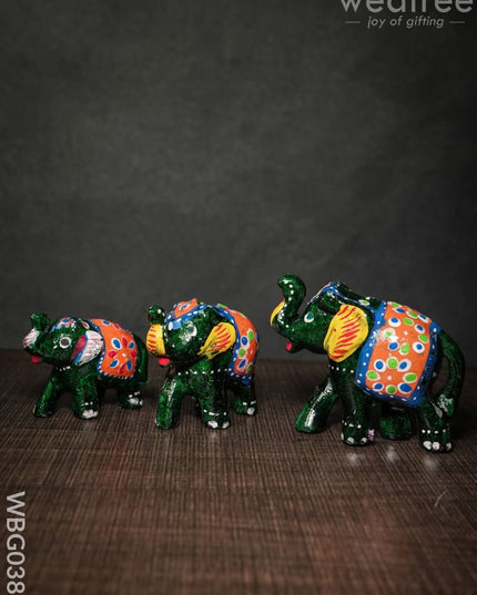 Elephant Set Of 3 - Wbg0382 Home Decors