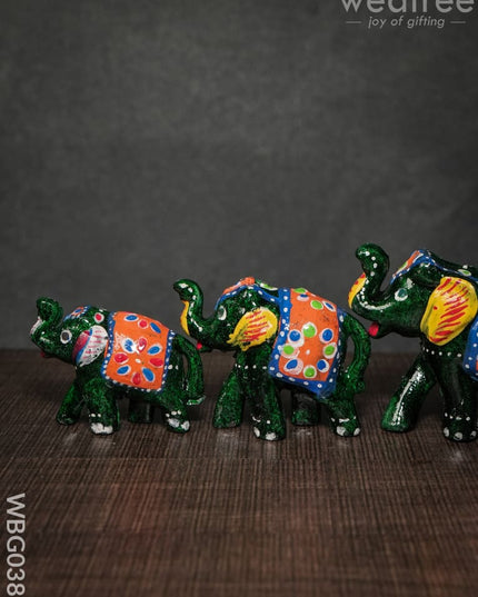 Elephant Set Of 3 - Wbg0382 Home Decors
