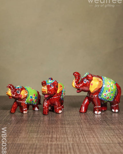Elephant Set Of 3 - Wbg0382 Home Decors