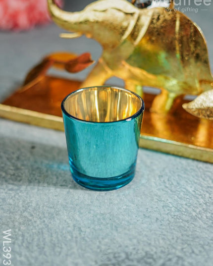 Elephant Stand With Glass Candle Holder - Wl3939 Candles & Votives