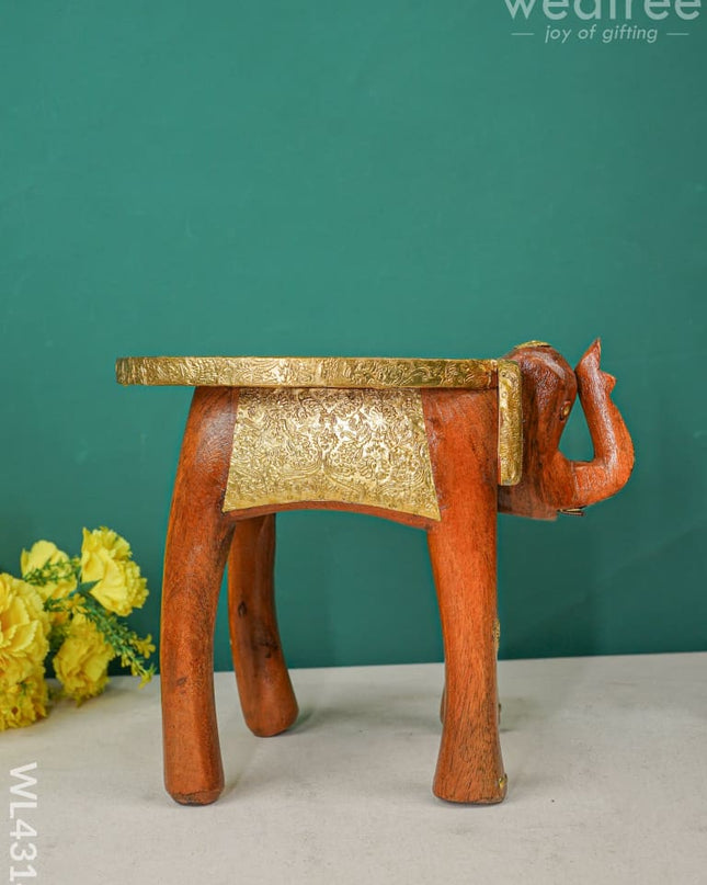 Elephant Stool-10 Inch (Metal Fitting) - Wl4314 Stool