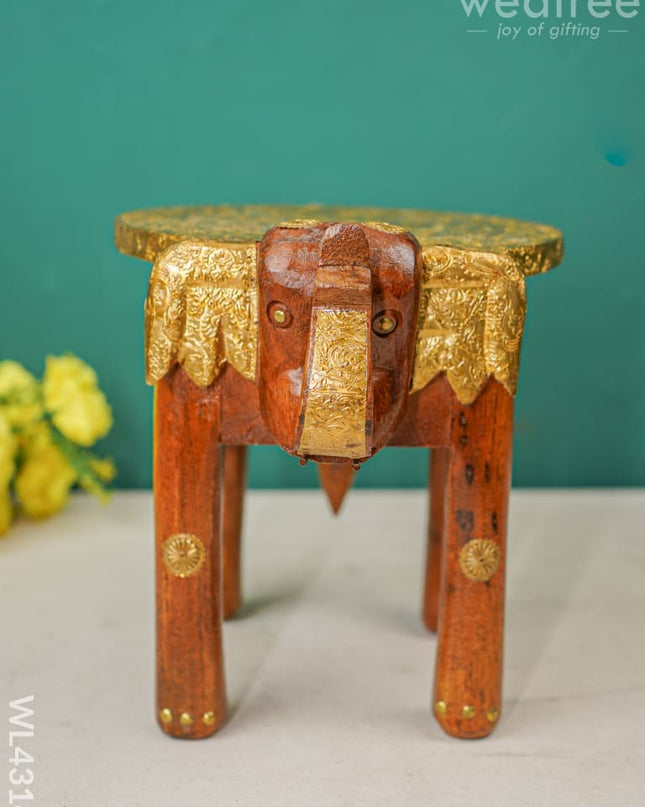 Elephant Stool-10 Inch (Metal Fitting) - Wl4314 Stool