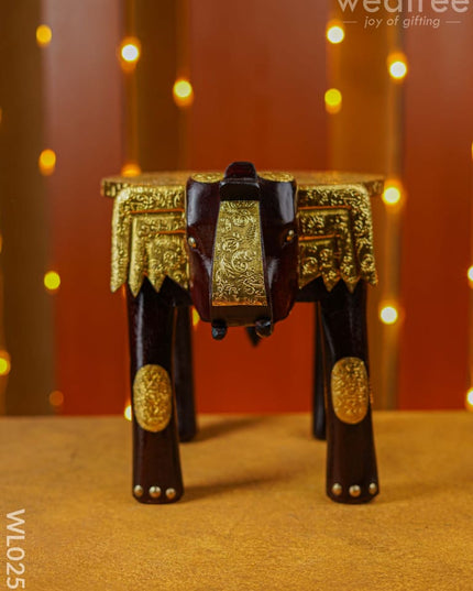 Elephant Stool - 12 Inch (Metal Fitting) Wl0253 Stool