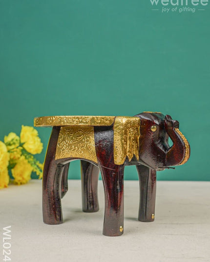 Elephant Stool - 6 Inch (Metal Fitting) Wl0245 Stool