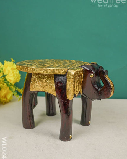 Elephant Stool - 6 Inch (Metal Fitting) Wl0245 Stool
