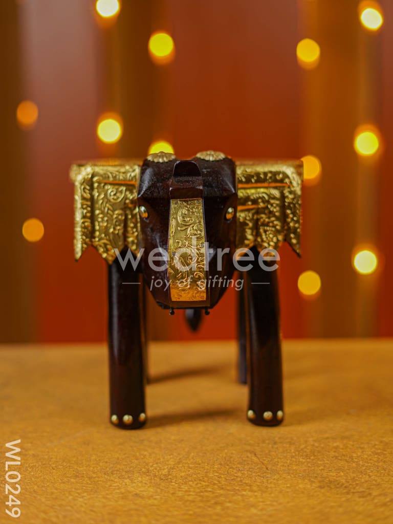 Elephant Stool - 8 Inch (Metal Fitting) Wl0249 Stool
