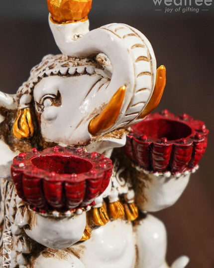 Elephant T Light Holder - Wl2215 Candles And Votives