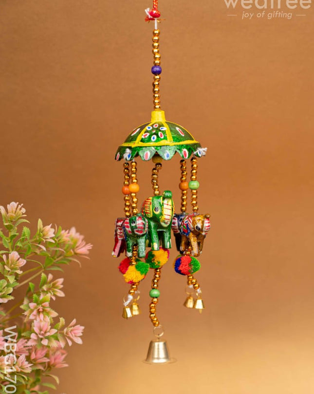 Elephant Thoran with Bells - 17 inch - WBG1709 Thorans RG