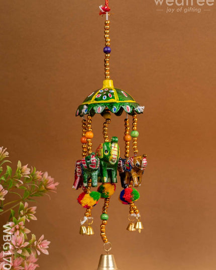 Elephant Thoran with Bells - 17 inch - WBG1709 Thorans RG