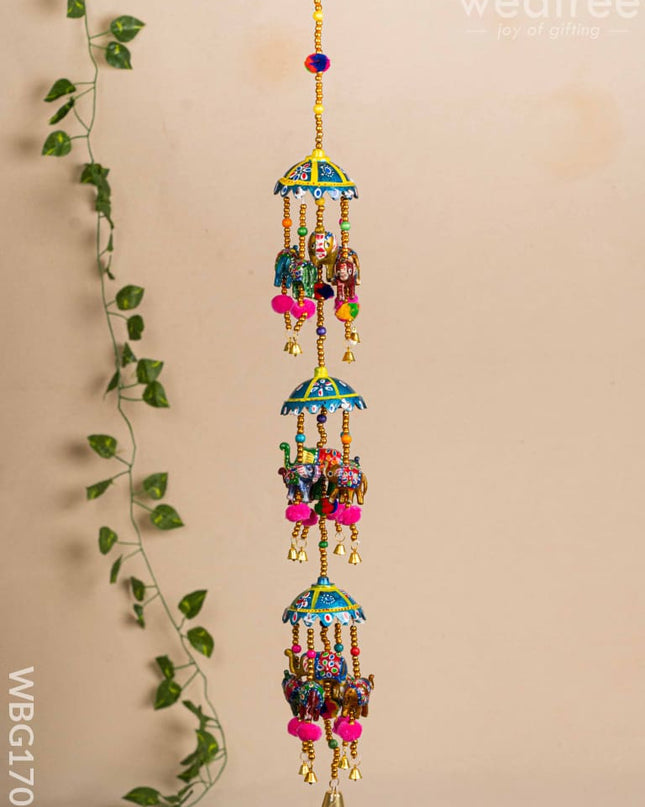 Elephant Thoran with Bells - 36 inch - WBG1708 Thorans RG