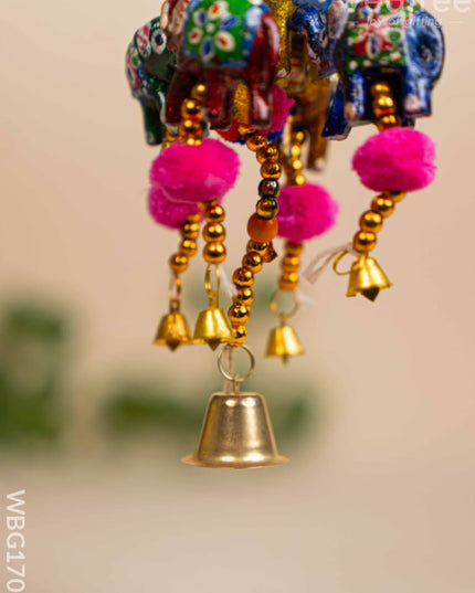 Elephant Thoran with Bells - 36 inch - WBG1708 Thorans RG