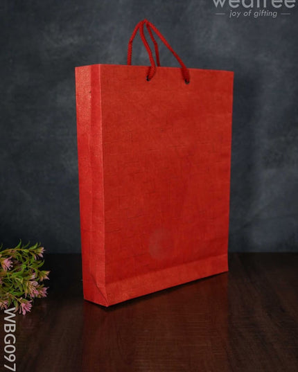 Embossed Paper Bag For Shopping - Wbg0977 Bags
