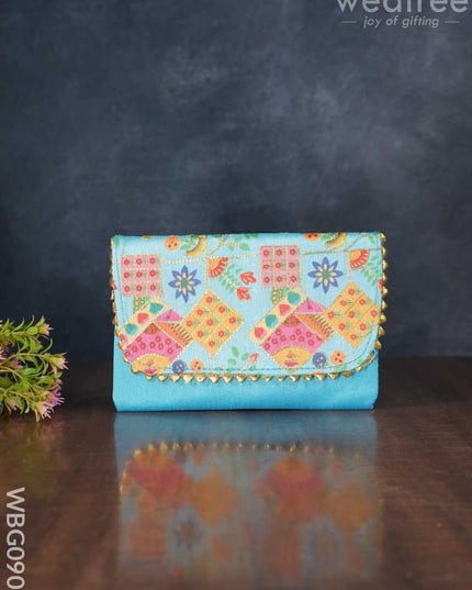 Embroidered Sling Bag In Assorted Colours - Wbg0903 Clutches & Purses