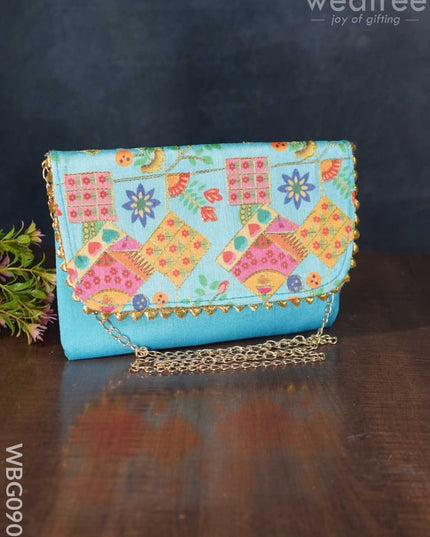 Embroidered Sling Bag In Assorted Colours - Wbg0903 Clutches & Purses