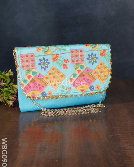 Embroidered Sling Bag In Assorted Colours - Wbg0903 Clutches & Purses