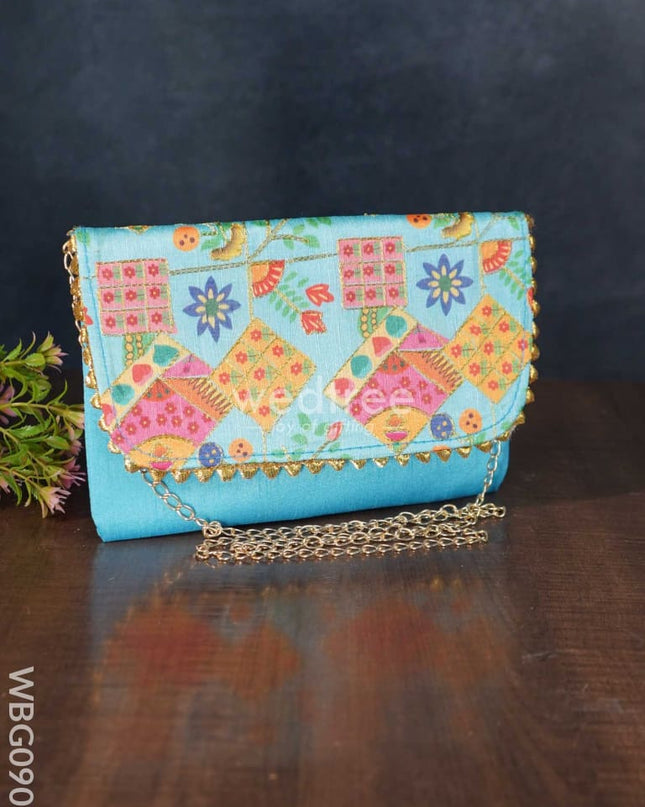 Embroidered Sling Bag In Assorted Colours - Wbg0903 Clutches & Purses