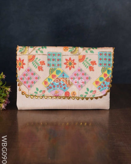 Embroidered Sling Bag In Assorted Colours - Wbg0903 Clutches & Purses