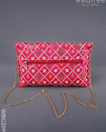 Embroidered Sling Bag - WBG2099 - Clutches & Purses