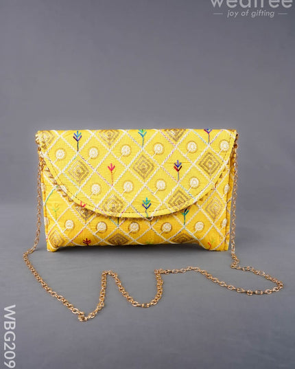 Embroidered Sling Bag - WBG2099 - Clutches & Purses